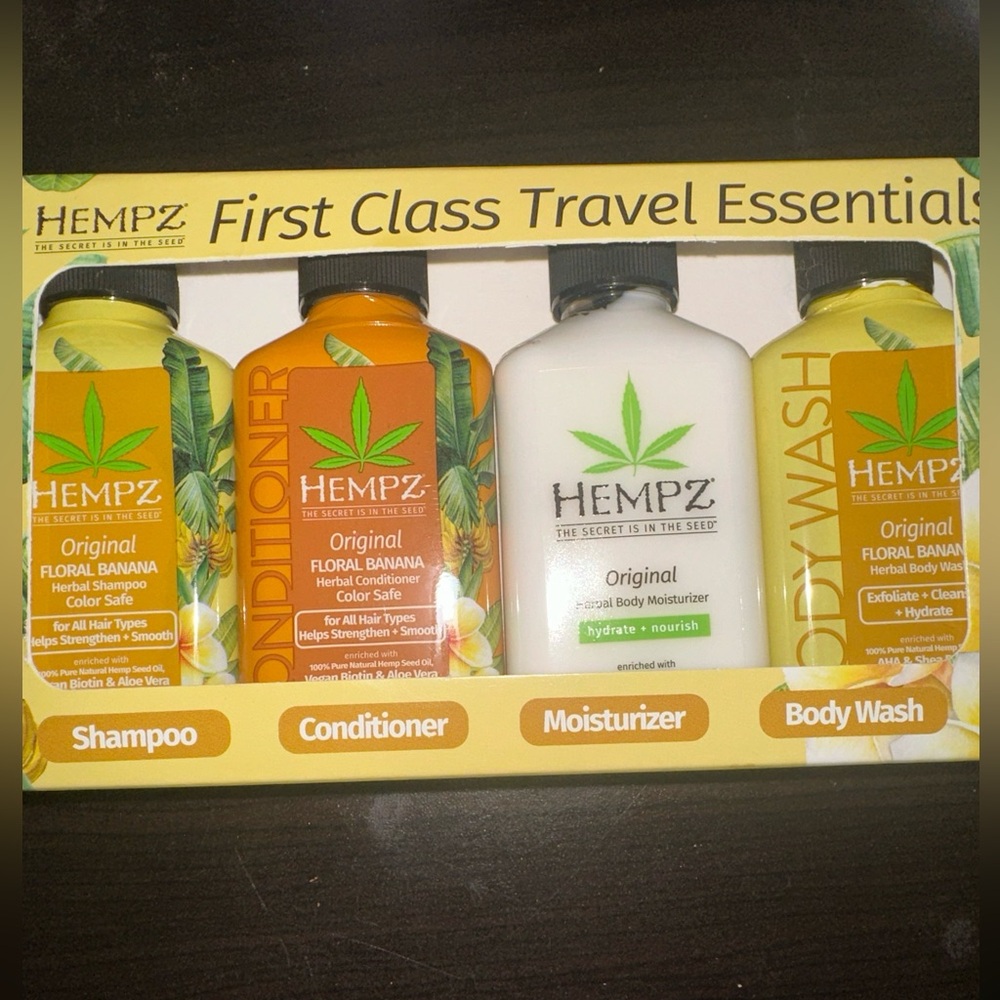 HEMPZ First Class Travel Essentials. NEW!!